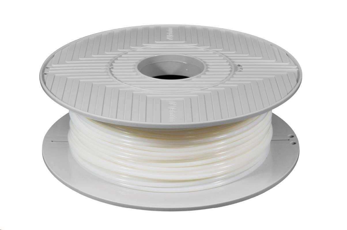 VERBATIM Filament pre 3D tlačiarne PRIMALLOY 2.85mm, 72m, 500g biela1 