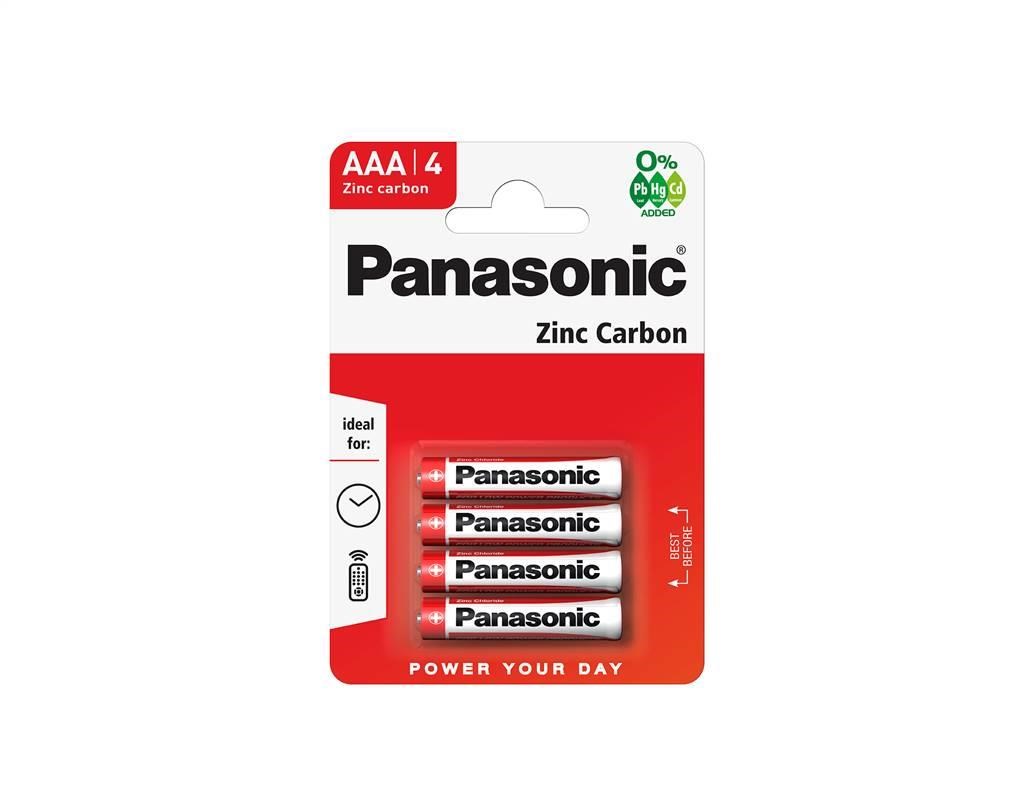 PANASONIC Zinkouhlíkové baterie Red Zinc R03RZ/ 4BP EU AAA 1, 5V (Blistr 4ks)0 