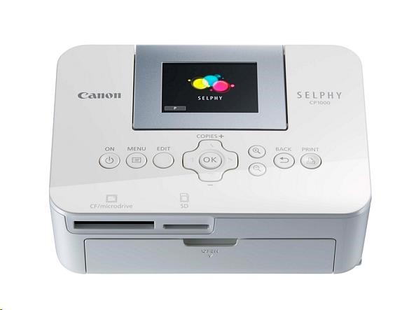 Termosublimačná tlačiareň Canon SELPHY CP-1000 - biela4 