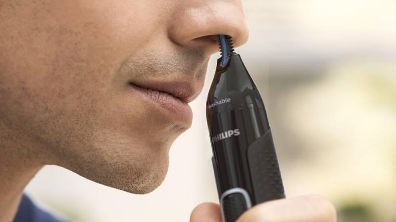 Philips NT5650/ 16 zastřihovač chloupků,  omyvatelný,  vodotěsný,  technologie PrecisionTrim2 