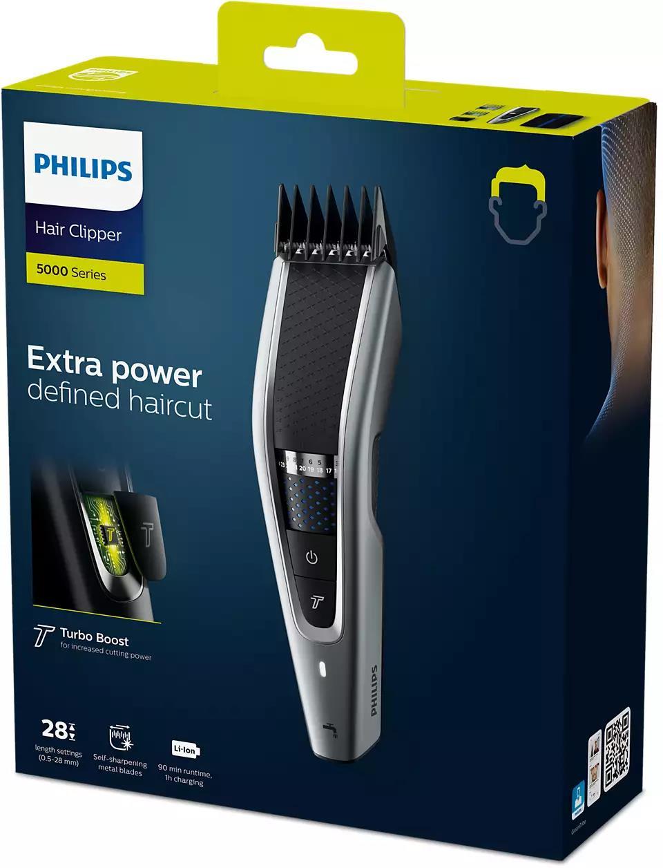 Philips HC5630/ 15 zastřihovač vlasů,  28 délek,  voděodolný,  čepele z nerezové oceli,  bezúdržbový2 