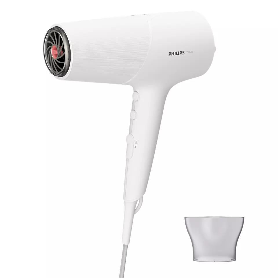 Philips Series 5000 BHD500/00 fén na vlasy, 2300 W, 2 rychlosti, 3 teploty, bílý0 