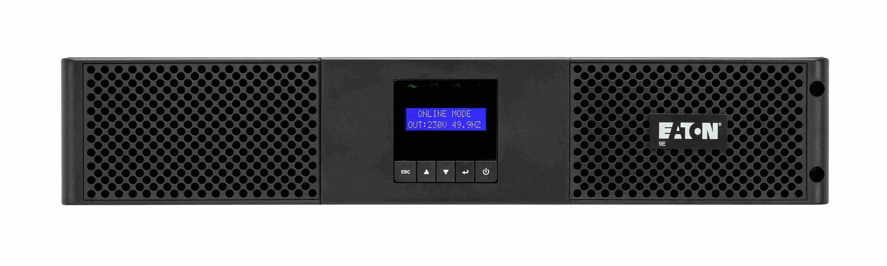 Eaton 9E2000IR,  UPS 2000VA /  1600W,  LCD,  ON-LINE,  rack 2U  (možno dokoupit 9EEBM72R)0 