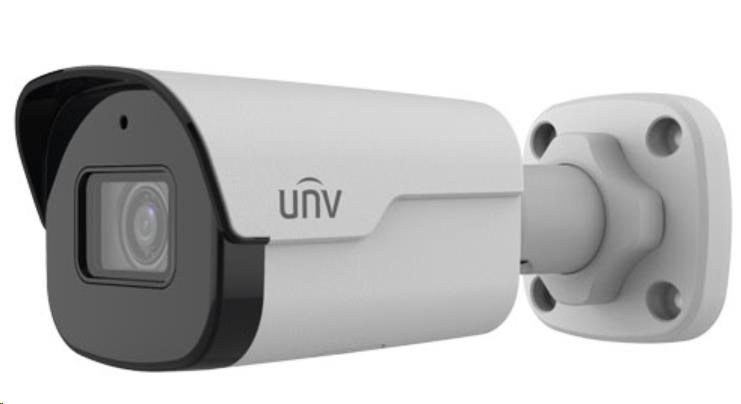 UNIVIEW IP kamera 2688x1520 (4 Mpix), až 25 sn/s, H.265, obj. 2,8 mm (101,1°), PoE, Mic., Smart IR 40m, WDR 120dB0 