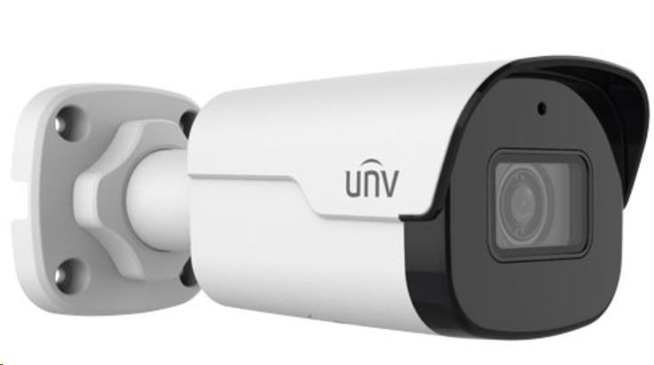 UNIVIEW IP kamera 2688x1520 (4 Mpix), až 25 sn/s, H.265, obj. 2,8 mm (101,1°), PoE, Mic., Smart IR 40m, WDR 120dB2 