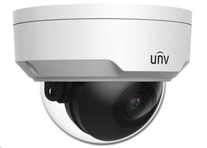 UNIVIEW IP kamera 2688x1520 (4 Mpix), až 25 sn/s, H.265, obj. 2,8 mm (101,1°), PoE, DI/DO, audio, Smart IR 30m, WDR 120dB1 
