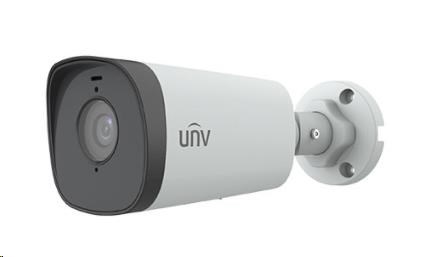 UNIVIEW IP kamera 2880x1620 (5 Mpix), až 25 sn/s, H.265, obj. 4,0 mm (91,2°), PoE, 2x Mic., DI/DO, Smart IR 80m, WDR 1200 