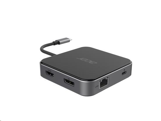 Kľúč ACER 7v1 typu C: 3 x USB3.0,  1 x HDMI,  1 x pd typu C,  1 x čítačka sd kariet,  1 x čítačka tf kariet0 