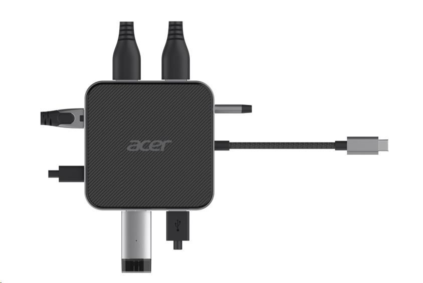 Kľúč ACER 7v1 typu C: 3 x USB3.0,  1 x HDMI,  1 x pd typu C,  1 x čítačka sd kariet,  1 x čítačka tf kariet1 