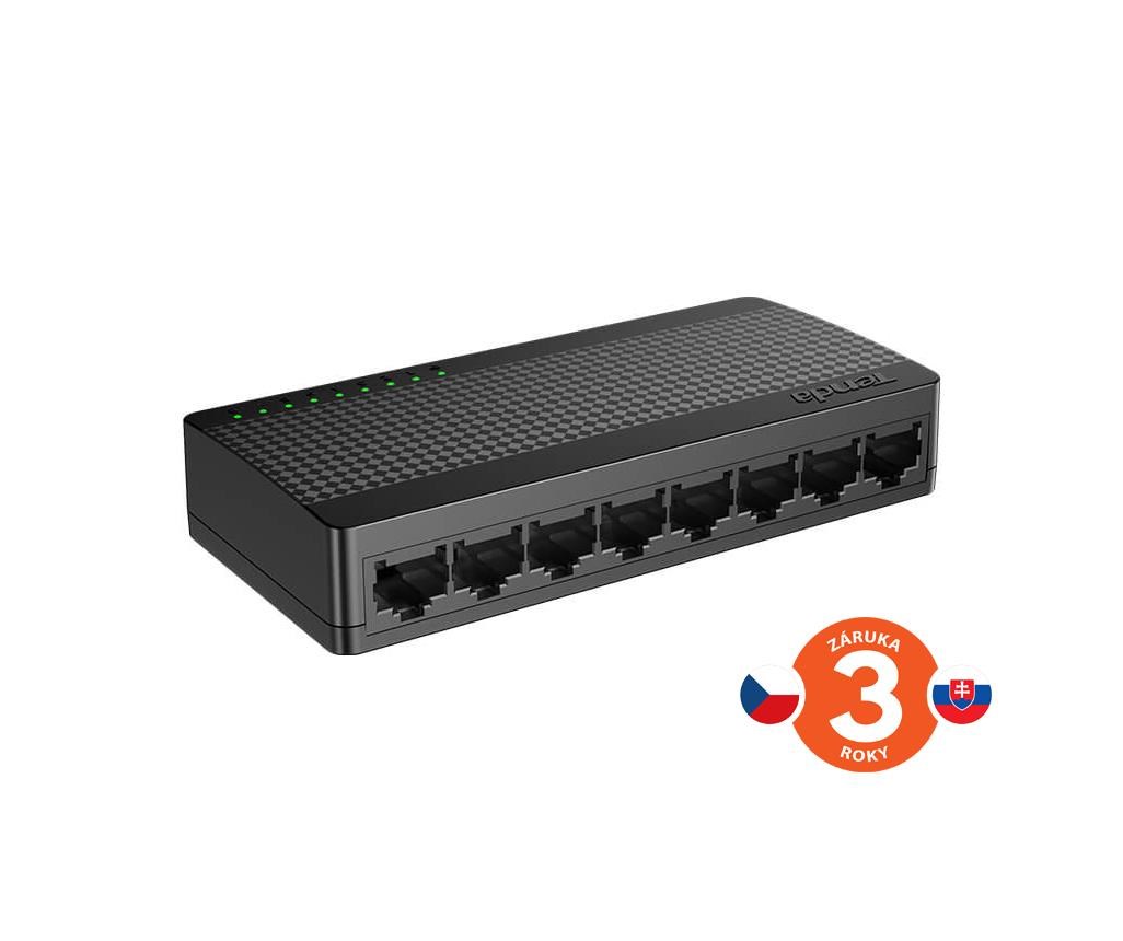Tenda SG108M 8-portový Gigabit Ethernet Switch,  10/ 100/ 1000Mbps,  Plast,  Desktop2 