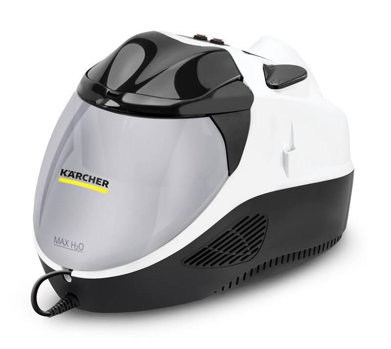 Karcher SV 7 parní vysavač,  2200 W,  HEPA filtr a vodní filtr,  regulace množství páry,  systém dvou nádrží2 