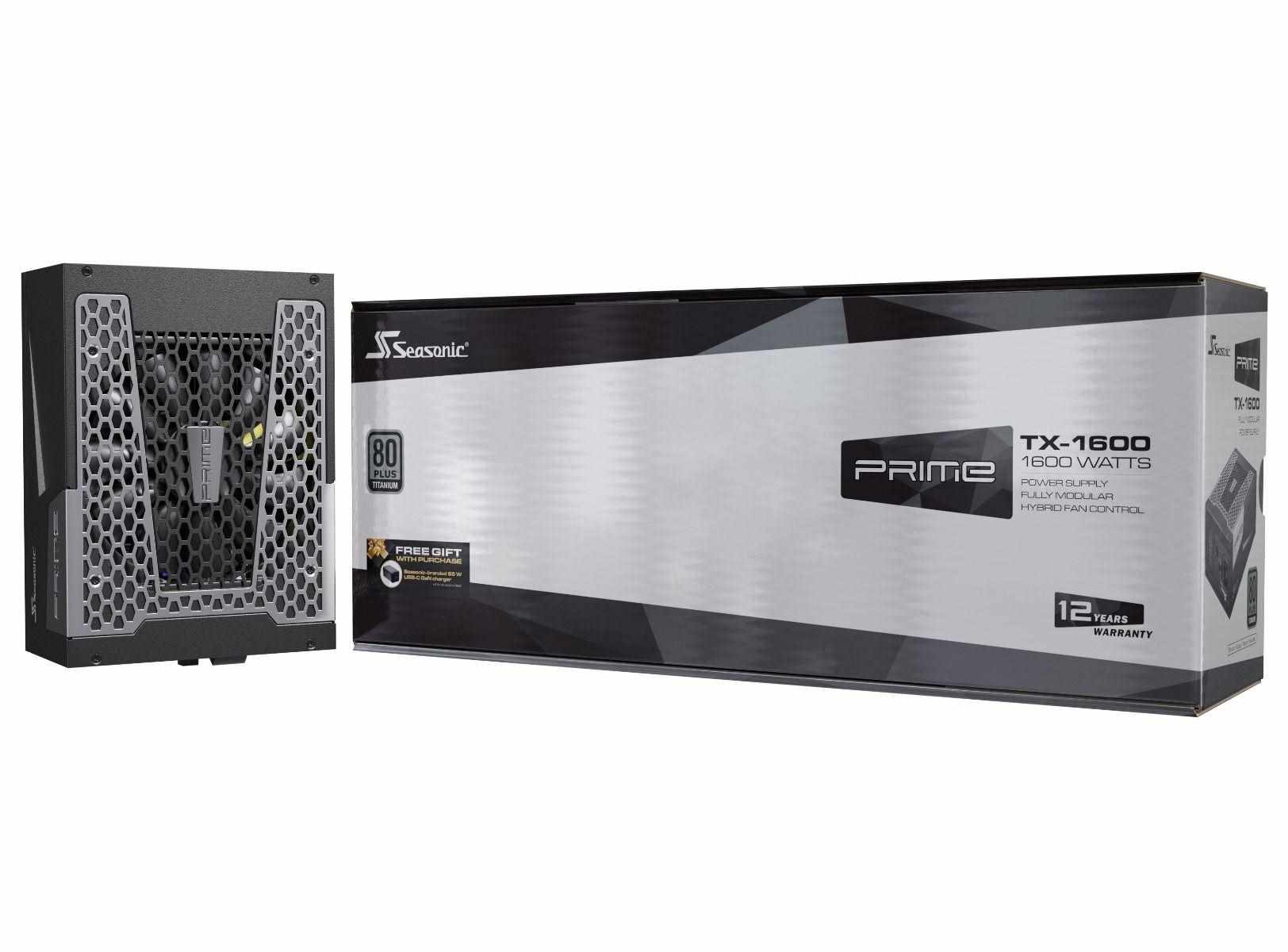 Zdroj 1600W, Seasonic Prime TX-1600 Titanium (SSR-1600TR), retail5 