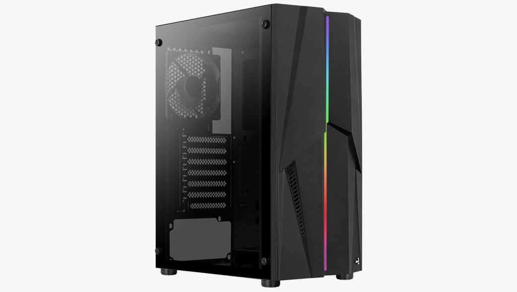 AEROCOOL skříň Mecha,  Mid tower,  2x USB 3.0,  2x audio,  bez zdroje0 