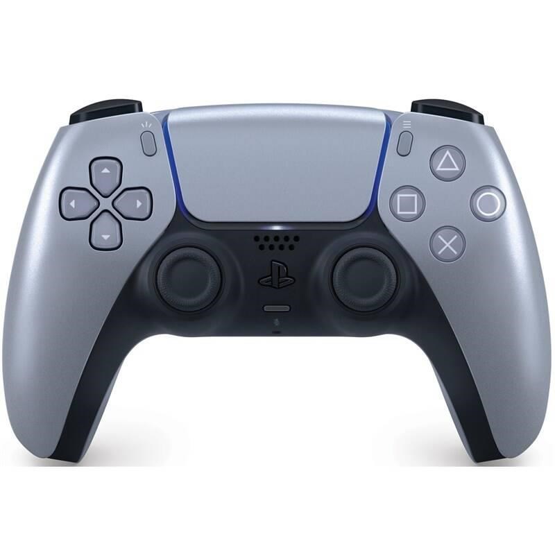 Gamepad PS5 DualSense strieborný0 