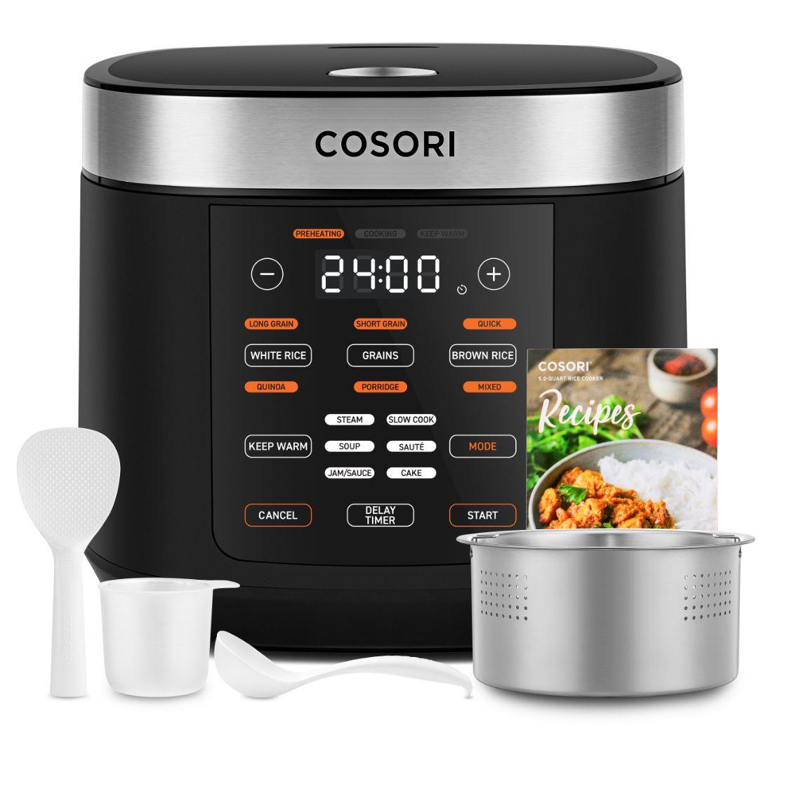 Cosori Multicooker CRC - multifunkční hrnec a rýžovar 5L4 