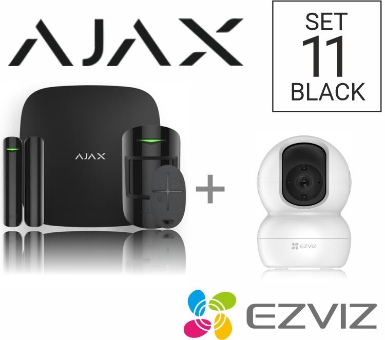 SET 11 - Ajax StarterKit black + Ezviz kamera TY2 - ZDARMA0 