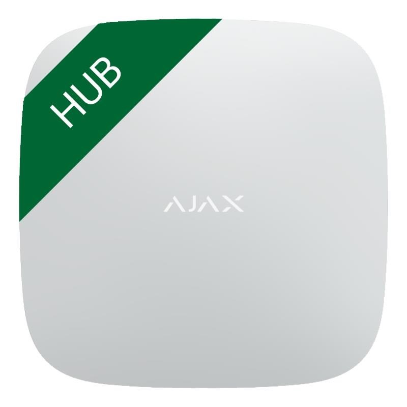 SET Ajax Hub white + Ajax SpaceControl white - ZDARMA2 
