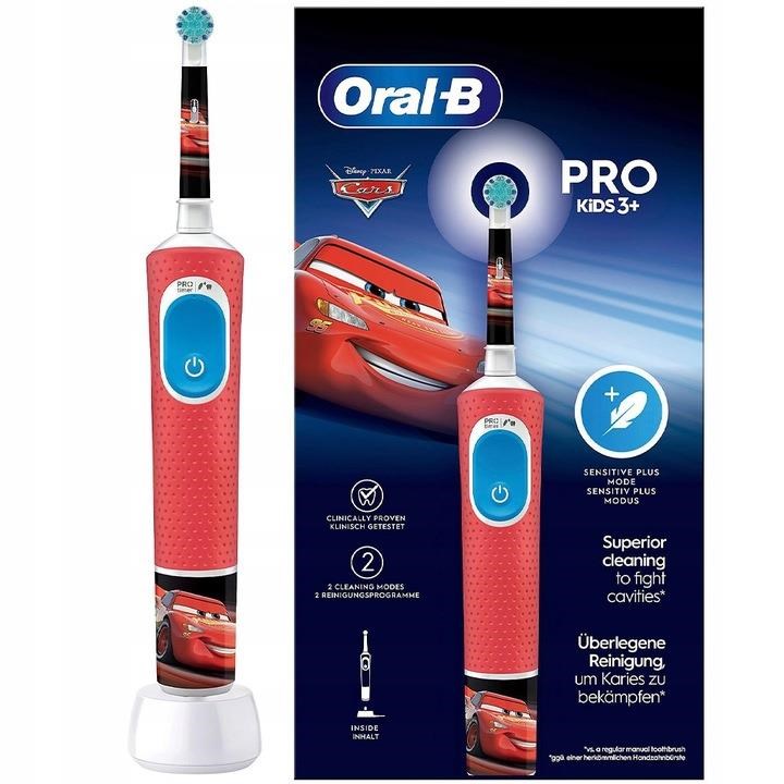 Oral-B Vitality Pro 103 Kids Cars elektrický zubní kartáček,  oscilační,  2 režimy,  časovač1 