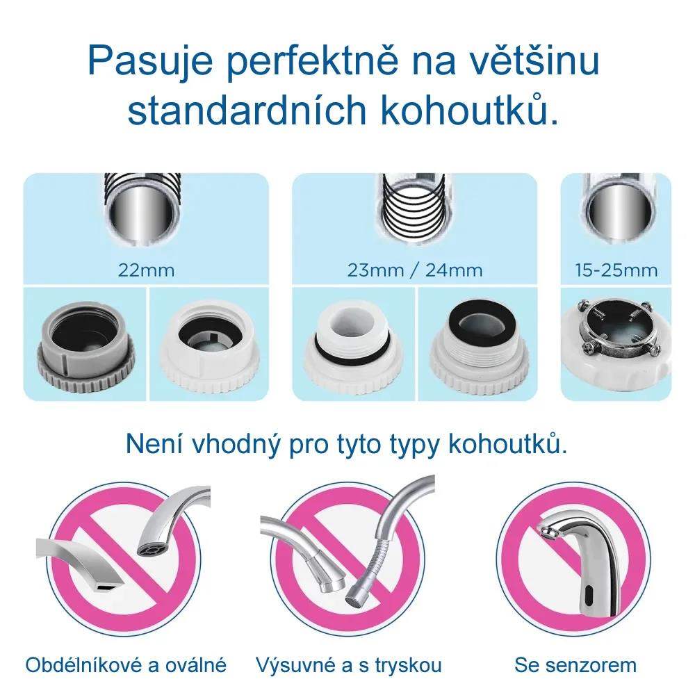 Brita OnTap Pro V-MF vodní filtrační systém,  kohoutkový filtr,  600 l,  digitální displej,  3 nastavení2 