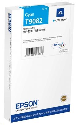 Atramentová kazeta EPSON WorkForce-WF-6xxx XL Cyan 39 ml0 