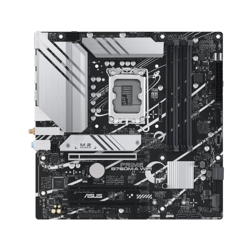 ASUS MB Sc LGA1700 PRIME B760M-A WIFI,  Intel B760,  4xDDR5,  1xDP,  2xHDMI,  mATX1 