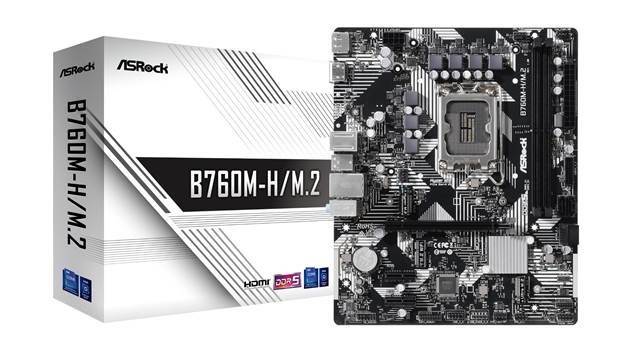 ASRock MB Sc LGA1700 B760M-H/ M.2,  Intel B760,  2xDDR5,  1xDP,  1xHDMI,  mATX0 