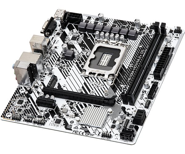 ASRock MB Sc LGA1700 H610M-HDV/ M.2+ D5,  Intel H610,  2xDDR5,  1xDP,  1xHDMI,  1xVGA,  mATX2 