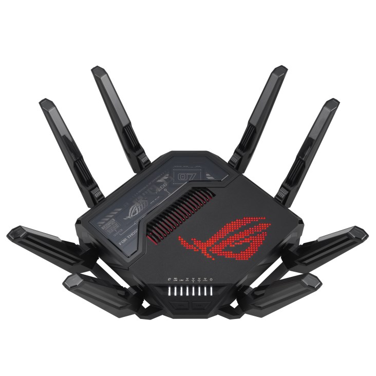 ASUS ROG Rapture GT-BE98 Gaming Router,  WiFi 7,  Dual 10G Ports,  AURA RGB,  AiMesh0 