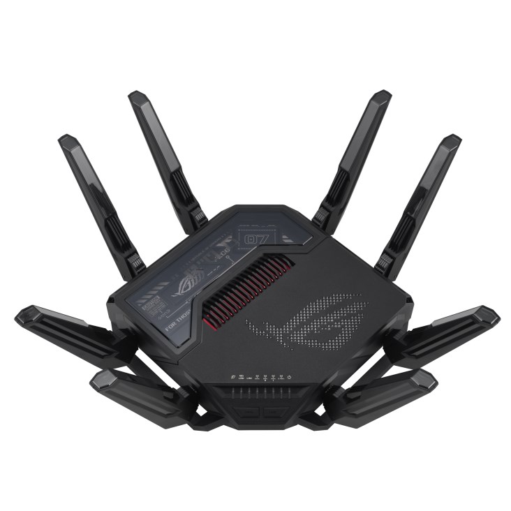 ASUS ROG Rapture GT-BE98 Gaming Router,  WiFi 7,  Dual 10G Ports,  AURA RGB,  AiMesh1 
