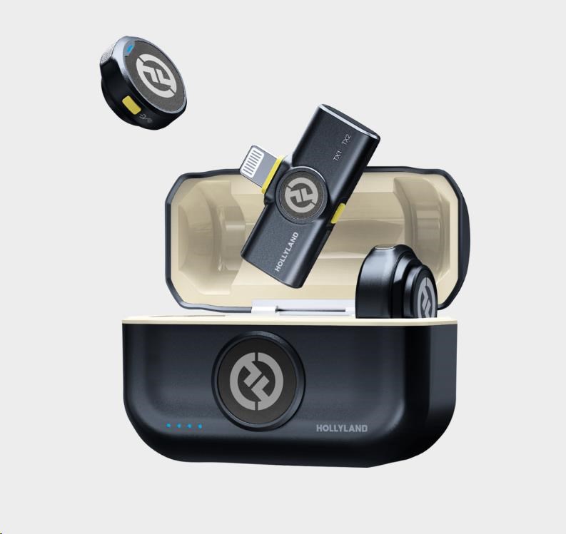 Hollyland Lark M2 Lightning - Wireless Lavalier Microphone (Duo, Shine Charcoal)0 
