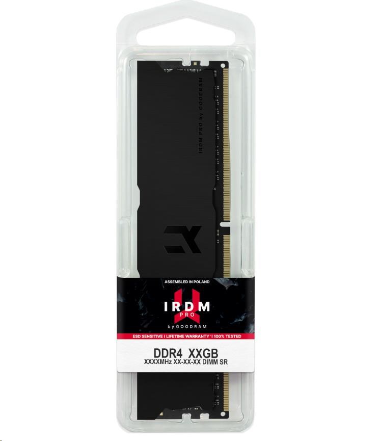 GOODRAM DIMM DDR4 32GB (Kit of 2) 3600MHz CL18 IRDM Pro,  Černá2 