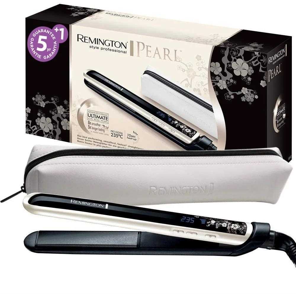 Remington S9500 Pearl žehlička na vlasy,  rychlonahřívání,  regulace teploty,  pouzdro3 