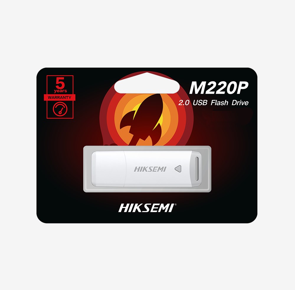 HIKSEMI Flash Disk 4GB Cap,  USB 2.0 (R:10-20 MB/ s,  W:3-10 MB/ s)1 