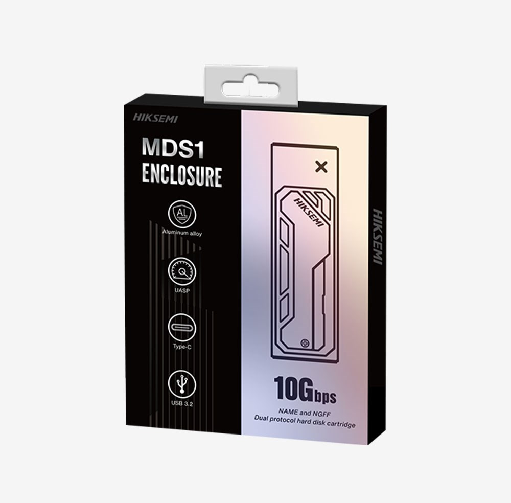 HIKSEMI externí box MDS1, M.2 SATA NVMe Enclosure, Až 2280, černá2 