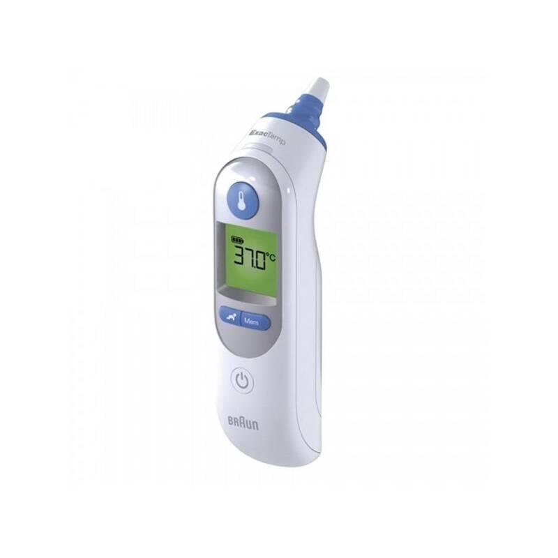 Braun IRT 6520 ThermoScan 7 bezdotykový teploměr, digitální, ušní, paměť na 9 měření0 