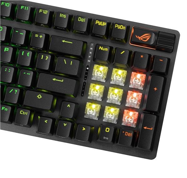 ASUS klávesnice ROG STRIX SCOPE II 96 WL/NXSW/US/PBT1 