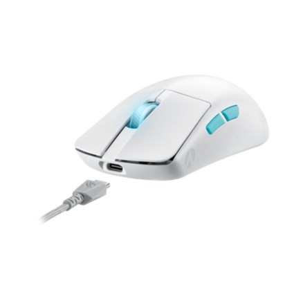 ASUS myš ROG Harpe Ace Aim Lab Edition,  Bluetooth,  bílá1 