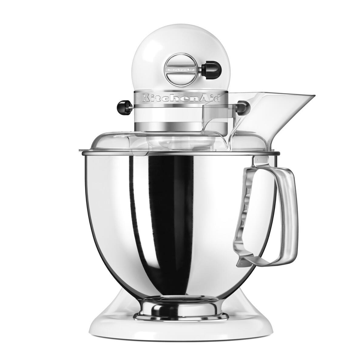 KitchenAid Artisan 5KSM175PSEWH kuchyňský robot,  10 rychlostí,  planetární systém,  celokovová konstrukce,  bílý7 