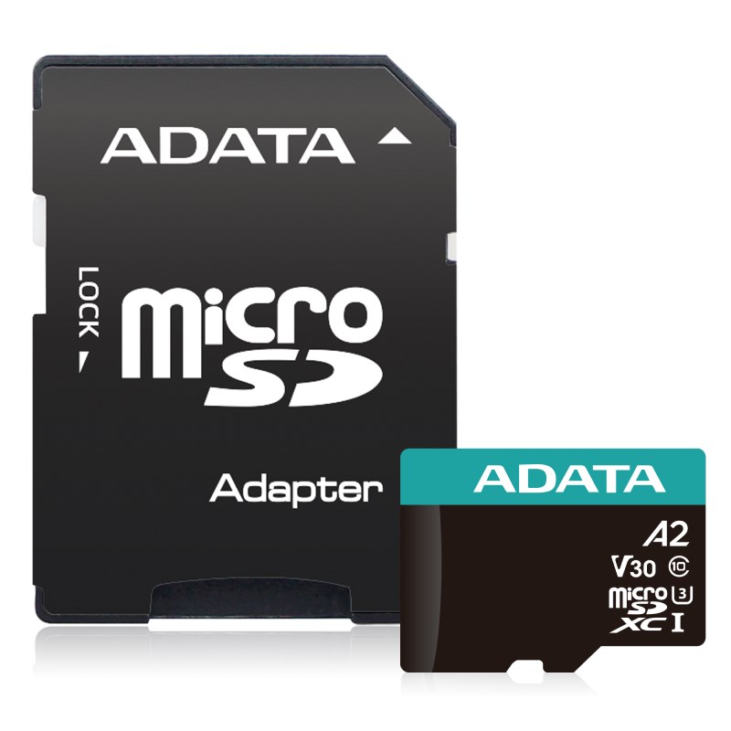 ADATA MicroSDXC karta 1TB Premier Pro UHS-I V30S (R:100/ W:80 MB/ s) + SD adaptér1 