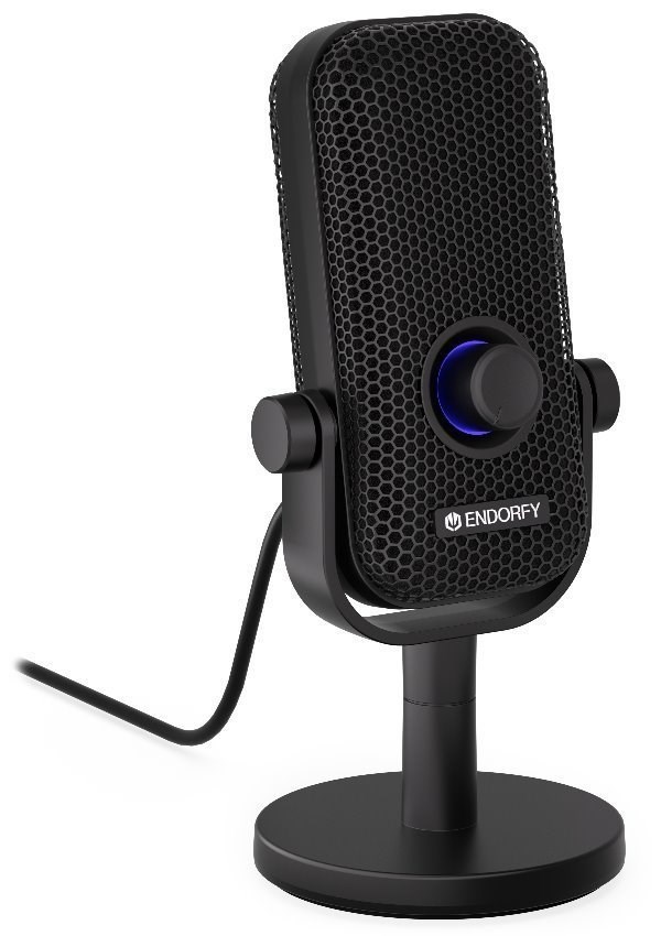 Endorfy mikrofon Solum Voice S,  stojánek,  pop-up filtr,  RGB,  USB-C,  3.5mm Jack0 