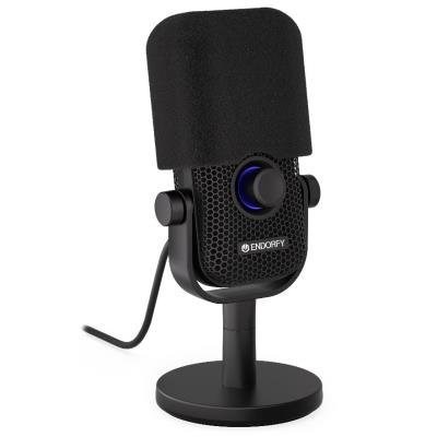 Endorfy mikrofon Solum Voice S,  stojánek,  pop-up filtr,  RGB,  USB-C,  3.5mm Jack1 