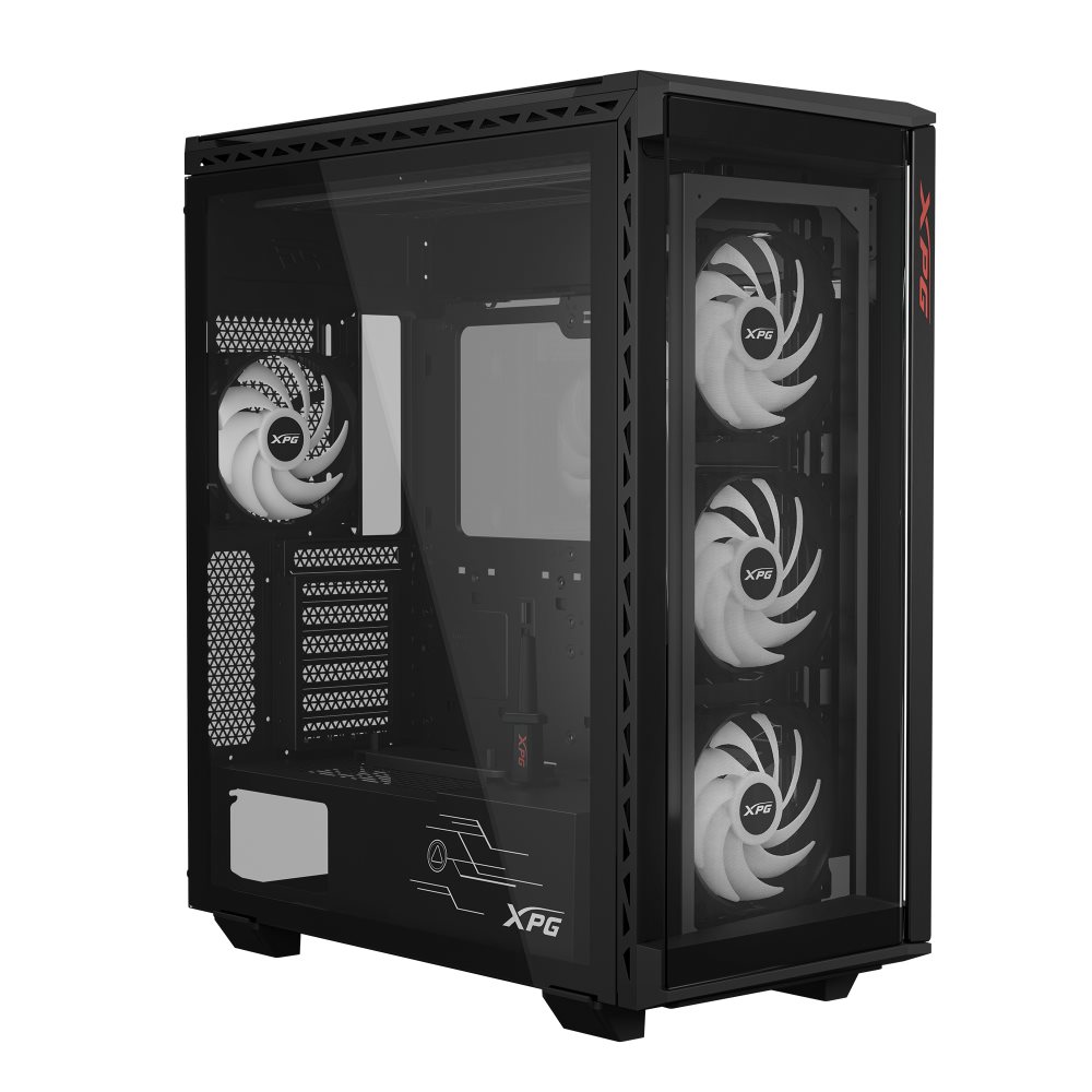 ADATA XPG case BATTLECRUISER II Mid-Tower,  bez zdroje,  4x 120mm ARGB Fan,  Černá0 