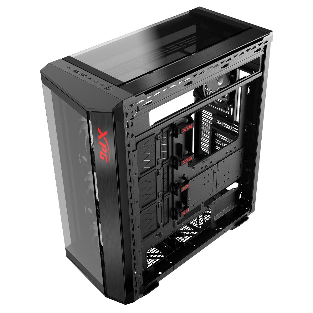 ADATA XPG case BATTLECRUISER II Mid-Tower,  bez zdroje,  4x 120mm ARGB Fan,  Černá3 