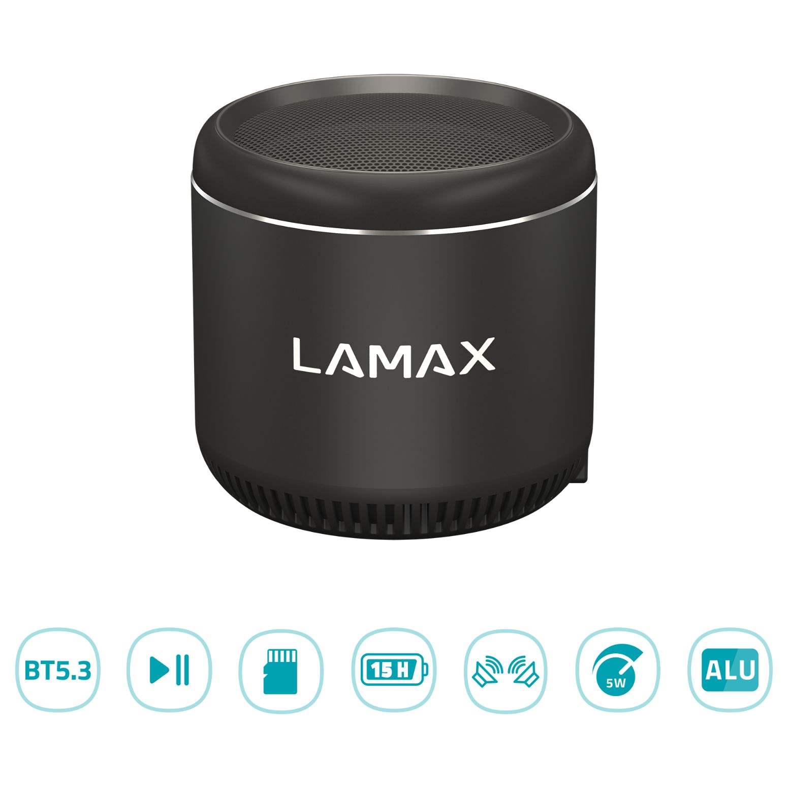 LAMAX Sphere2 Mini Bluetooth reproduktor,  USB-C1 