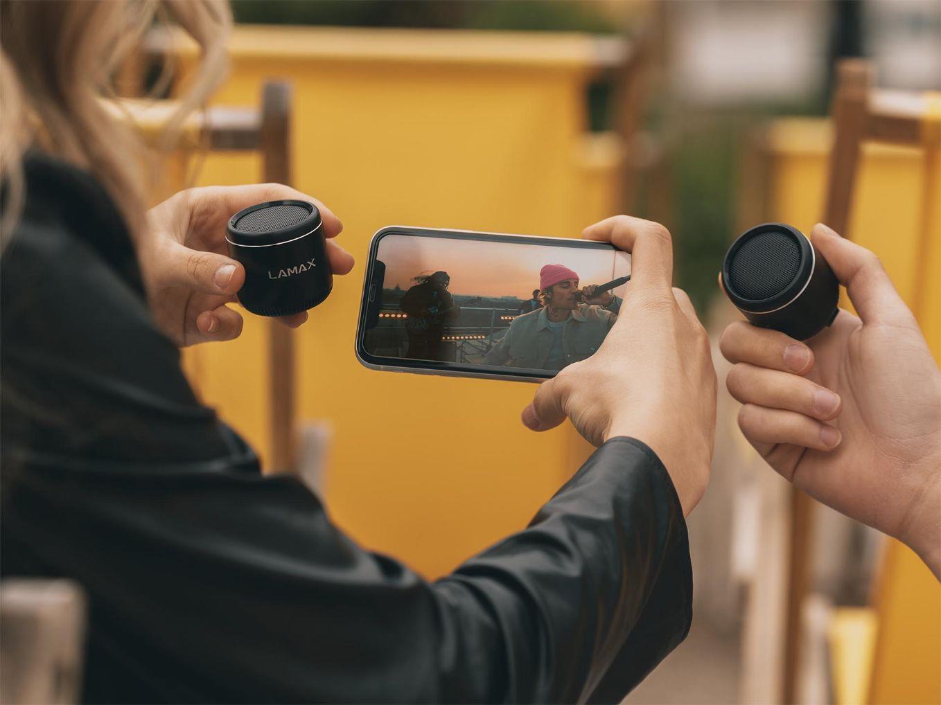 LAMAX Sphere2 Mini Bluetooth reproduktor,  USB-C7 