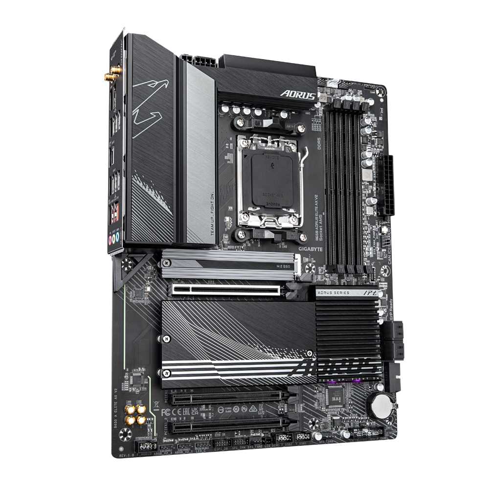 GIGABYTE MB Sc AM5 B650 AORUS ELITE AX V2, AMD B650, 4xDDR5, 1xDP, 1xHDMI, WI-FI1 