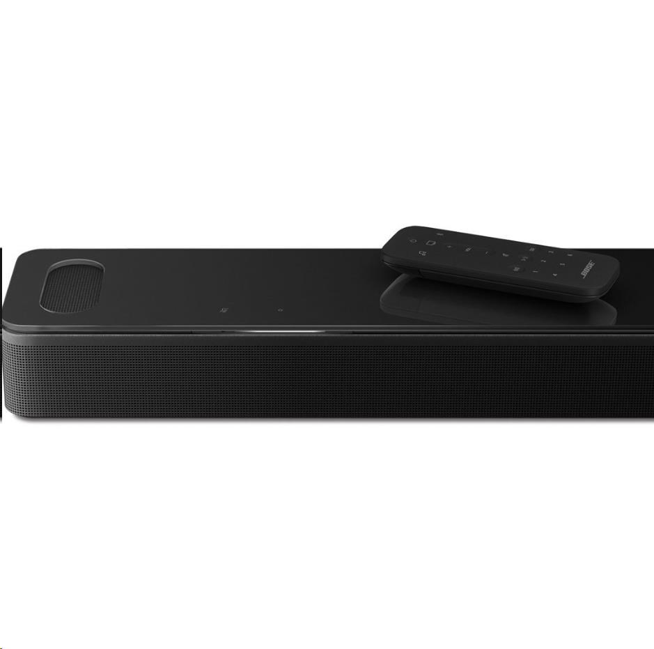 BAZAR - Bose Smart Soundbar 900 soundbar,  Bluetooth, WiFi, Google Chromecast,  Apple AirPlay 2, Dolby Atmos, černý - Rozbalen2 