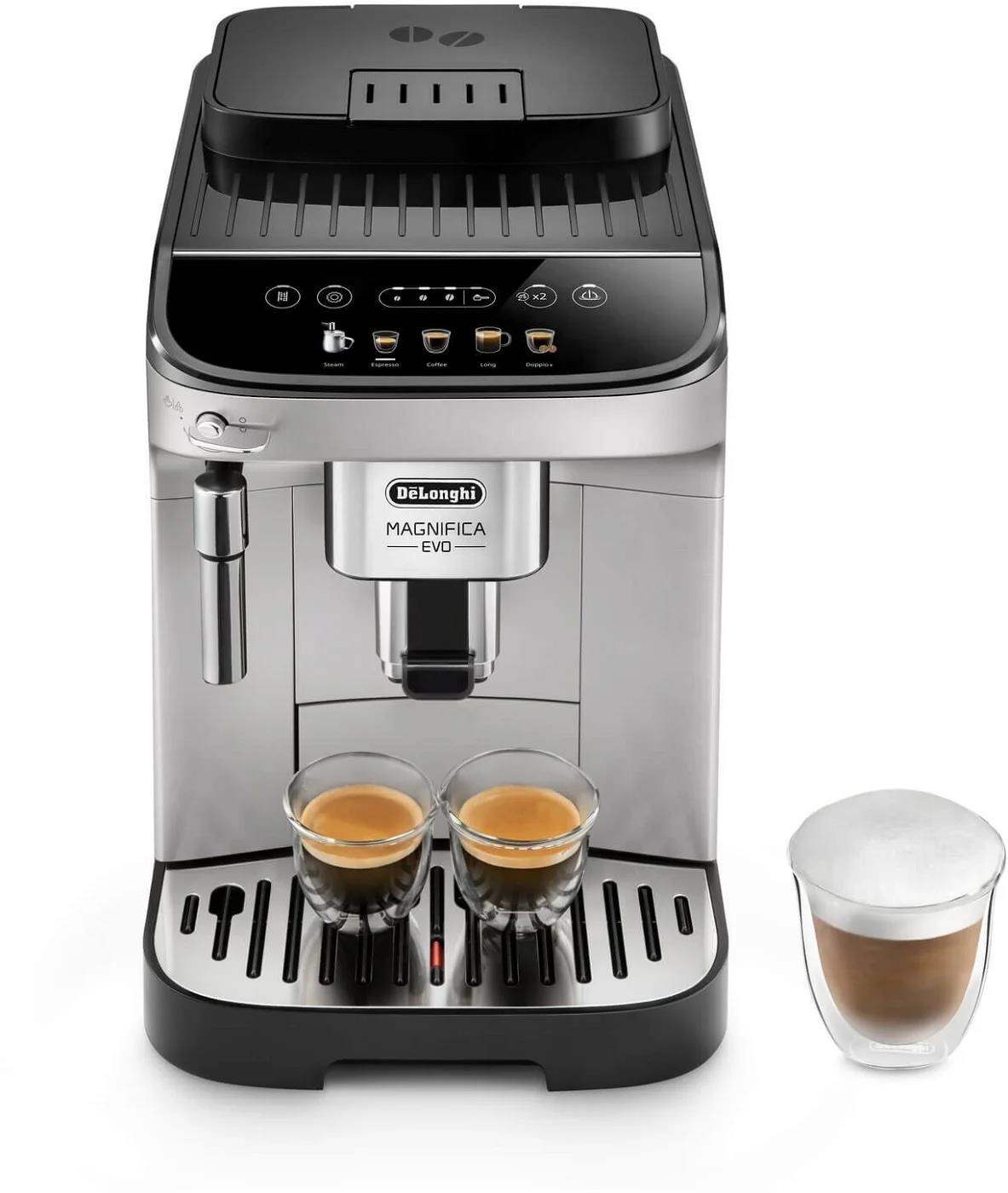 DeLonghi Magnifica Evo ECAM 290.31.SB automatický kávovar, 1450 W, 15 bar, vestavěný mlýnek, napařovací tryska1 