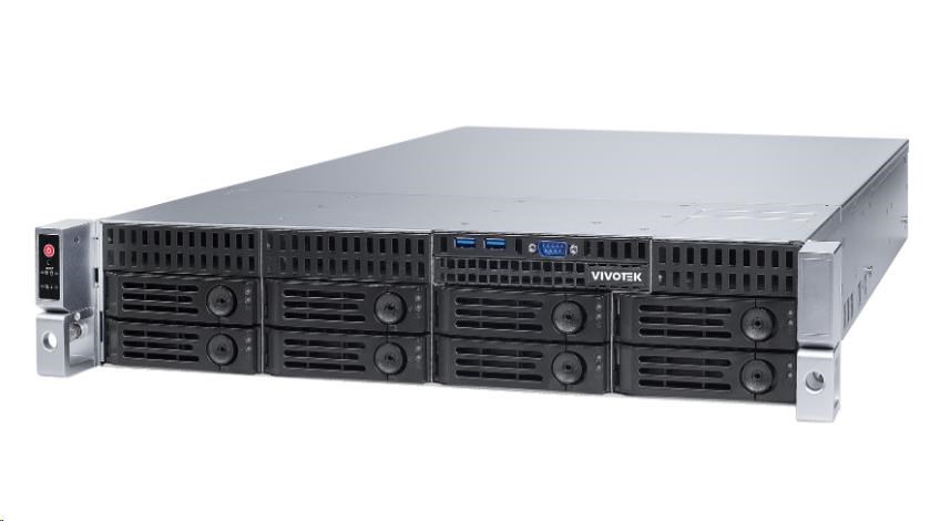 Vivotek NVR ND9541P,  32 kanálov s 16xPoE (max. 160 W),  4xHDD,  H.265,  1x USB 3.0,  2x USB 2.0,  1xHDMI a 1xVGA, 8xDI/ 4xDO0 