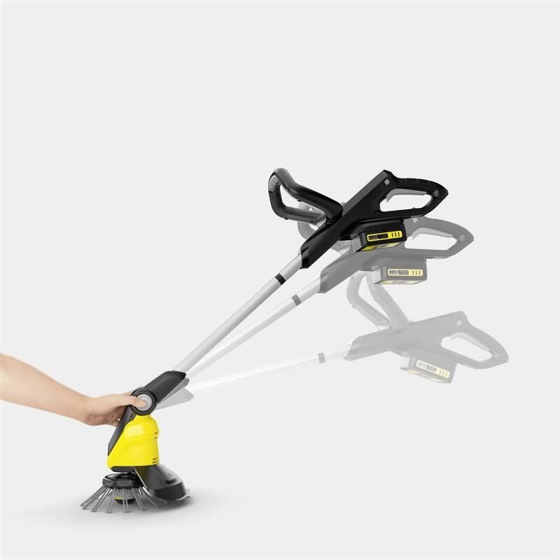 Karcher WRE 18-55 odstraňovač plevele,  nylonové štětiny,  teleskopická tyč,  rotační polokoule (bez baterie)2 